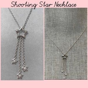 Beautiful Shooting Stars Sterling Necklace,NWT